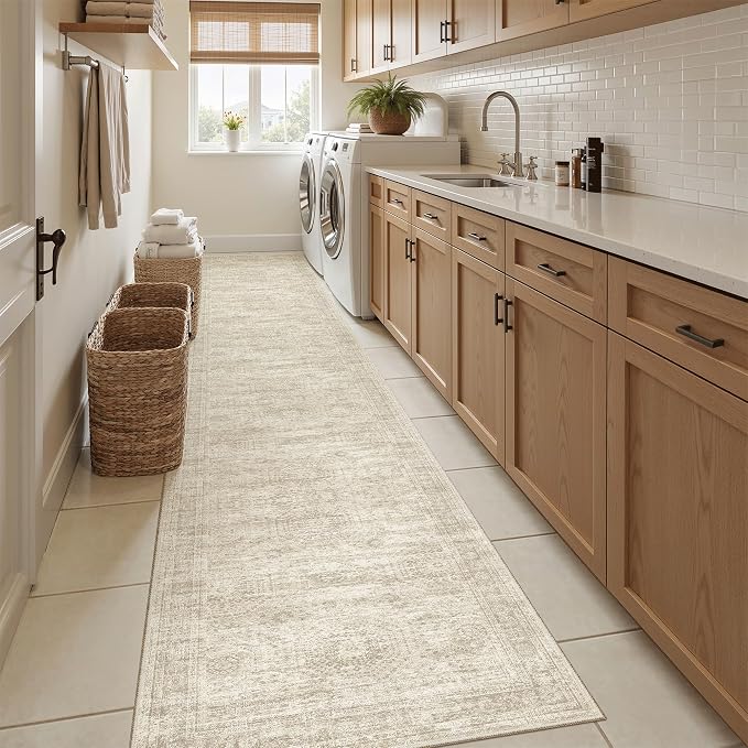 Runner Rug 2x12 Washable Non-Slip Hallway Runner Rugs - Image 4