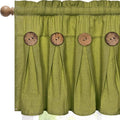 FRAMICS Farmhouse Valance Curtains, Boho Cotton Linen Kitchen Valance, Fresh by FRAMICS