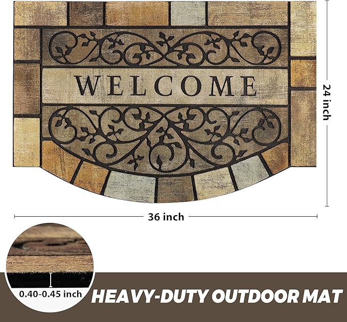 Durable Welcome Door Mats, High Traffic Area - Image 3