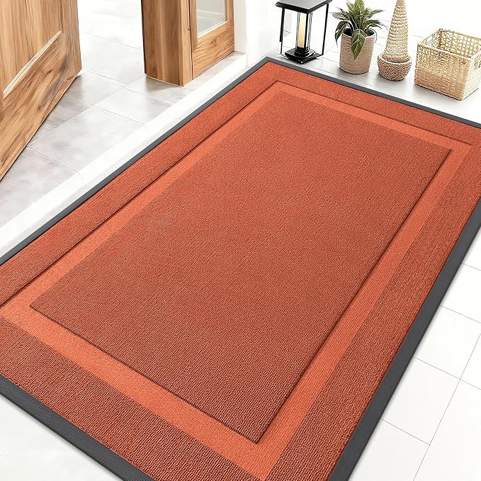 OLANLY Front Door Mat Indoor Outdoor Entrance, Waterproof All-Season, by OLANLY