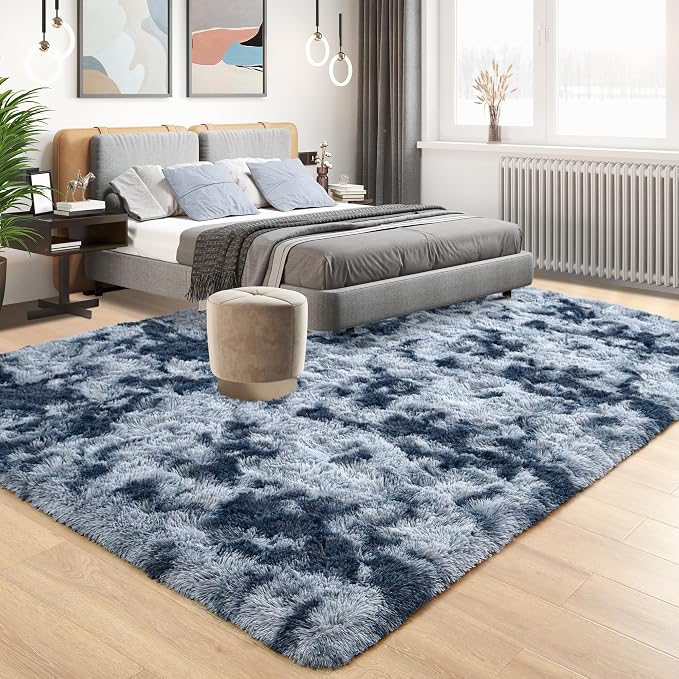 Tepook Area Rugs 9x12 for Living Room, Super Soft Fluffy Rugs for Bedroom - Image 3