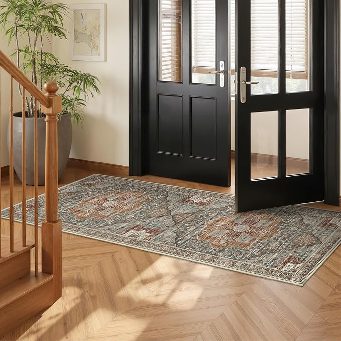 Runner Rug 2x6, Non Slip Washable Rugs - Image 3