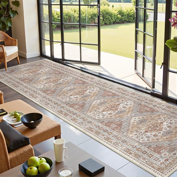 Carpet Runners for Hallway 12ft, Non-Slip Long Bathroom Rugs Runner for Kitchen - Image 4