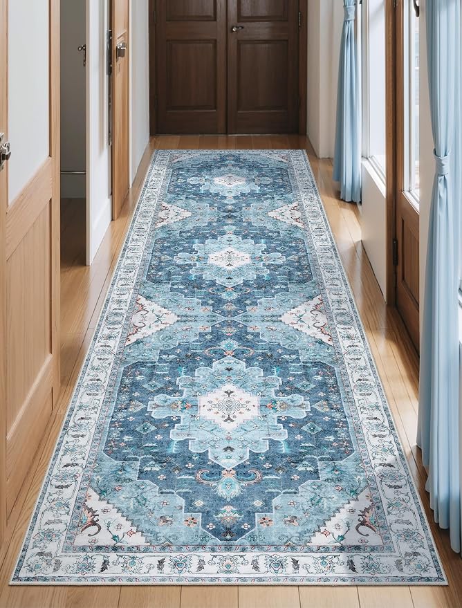 SERISSA Boho Washable Runner Rug by SERISSAHomeDecorCollection