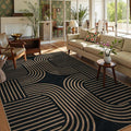 Lahome Enfys Modern Geometric Easy Jute Rug, 6x9 Area Rugs by Lahome