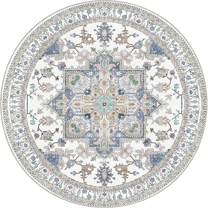 OPPODREAM Soft Round Rug 6ft, Washable Circle Rug 6ft - Image 9
