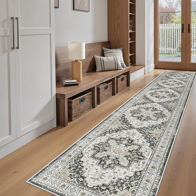 Madane Hallway Runner Rug 2x12, Extra Long Washable Runner Rugs - Image 7