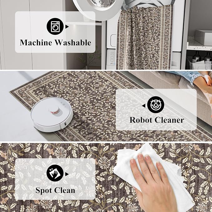 TOPRUUG 2x12 Washable Runner Rug - 12ft Runners - Image 7