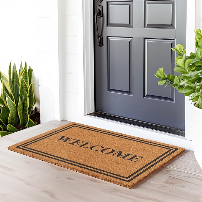 Barnyard Designs Natural Coco Coir Heavy Duty Backing Doormat - Image 2