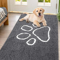 Smiry Dog Door Mat for Muddy Paws, Absorbent Dirt Trapper Non Slip Quick Dry by Smiry