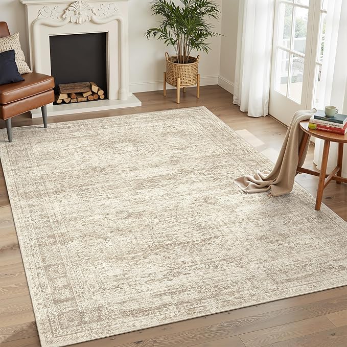6x9 Area Rug for Living Room Washable 6x9 Rug Non-Slip Modern Rugs for Bedroom - Image 2