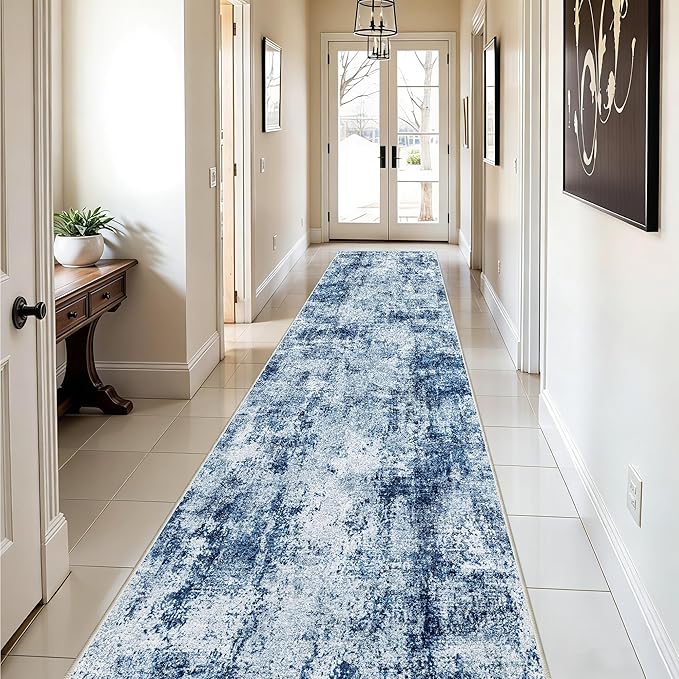 3x10 Washable Runner Rug for Hallway: Non Slip Runners Rugs Easy-to-Clean - Image 2