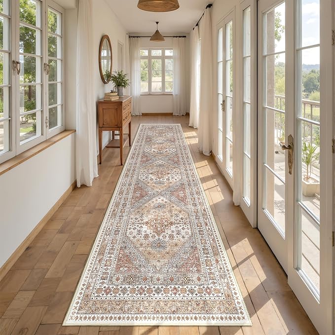 Runner Rug 2x10, Ultra-Thin Kitchen Rugs Non Slip Washable Rugs - Image 3
