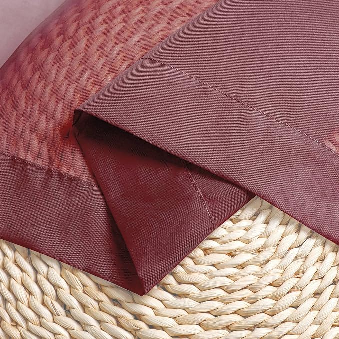 OWENIE Sheer Curtains, Sheer Curtains 63 inch Length 2 Panels Set, Rod Pocket - Image 6