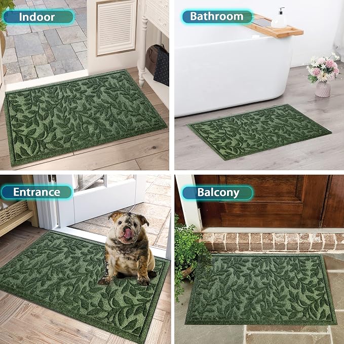 Bulijojo Sturdy Front Entrance Doormats, Durable Heavy Duty Welcome Mat - Image 6