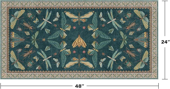 Hazo Haus Emerald Green Entry Rugs - Image 2