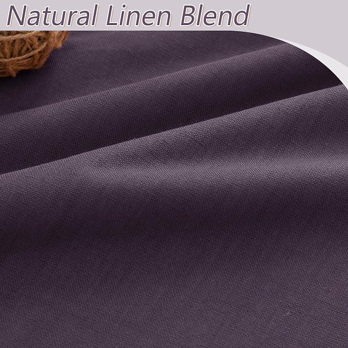 Guken 100% Blackout Curtains 84 Inch Length 2 Panels Set - Image 3