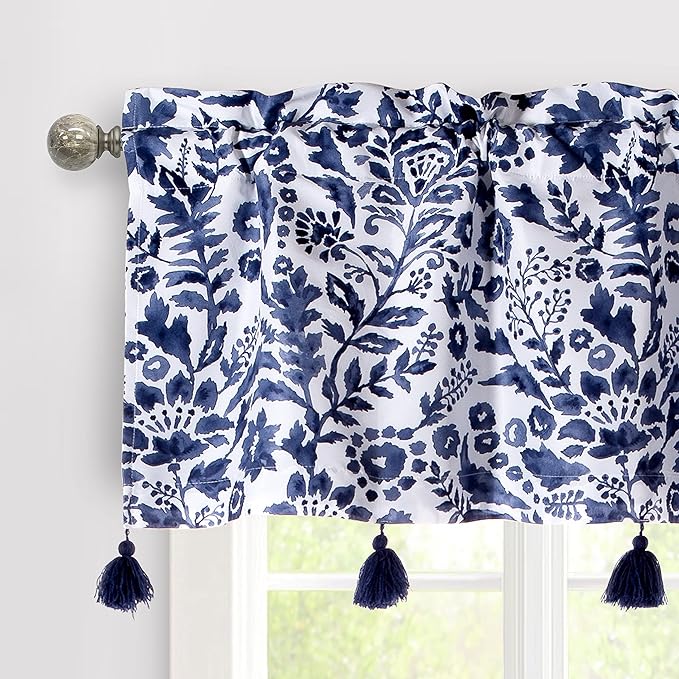 DriftAway Julia Lined Valance Double Layer Thermal Insulated Room Darkening by DriftAway