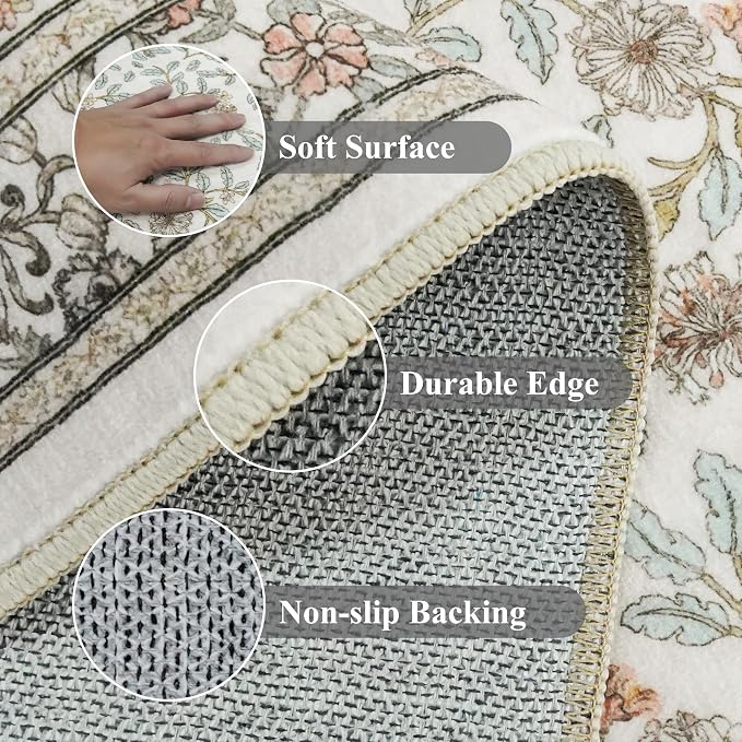 TOPRUUG 2x12 Washable Runner Rug - 12ft Runners - Image 4
