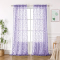 OWENIE Furman Extra Long Sheer Curtains 96 inches Long by OWENIE