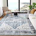 AMADA HOMEFURNISHING 5x7 Area Rugs, Washable Living Room Rug Low-Profile by AMADAHOMEFURNISHING