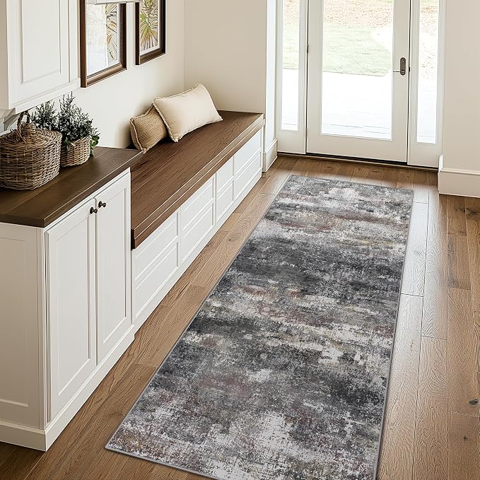 Runner Rug for Hallway Kitchen 2x7 Machine Washable Runners Rug for Entryway - Image 2