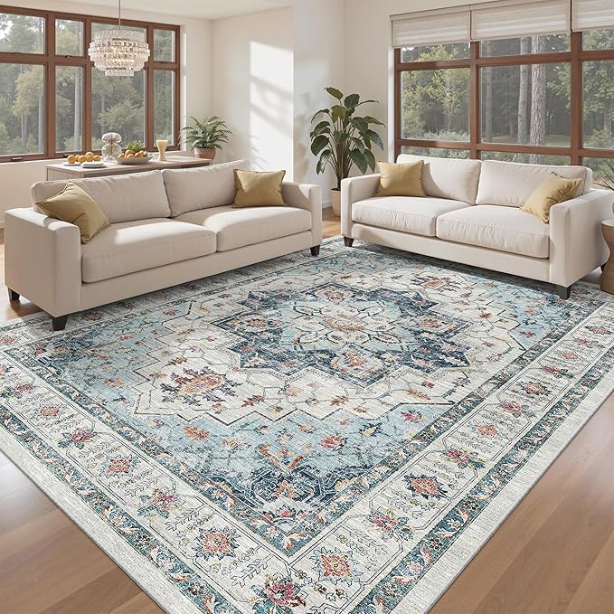 Madane Washable Rug 8x10 Area Rugs - Image 3