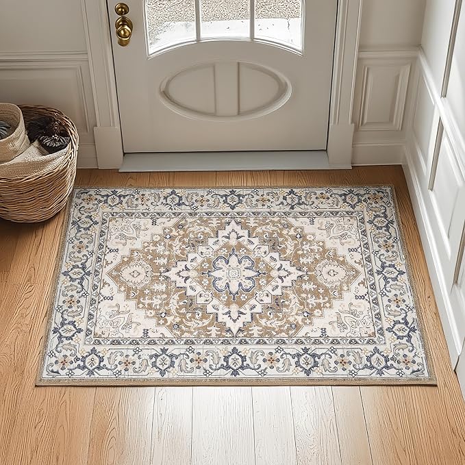 Lofus 2x3 Washable Rug for Entryway Bathroom, Non Slip Kitchen Mats for Floor by Lofus