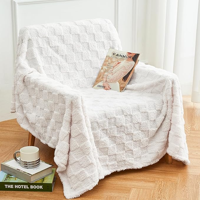 Aganear Flannel Throw Blanket by Aganear