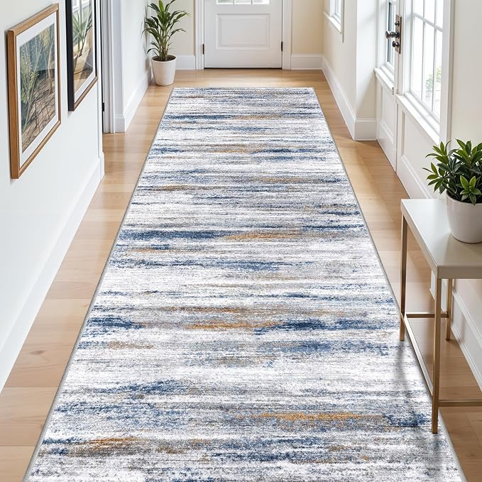 Large Runner Rugs for Hallway 4x16: Non-Slip Washable Wide Carpet by WIEVEDENS