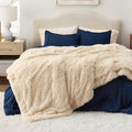 Bedsure GentleSoft Fluffy Beige King Size Blanket by BEDSURE