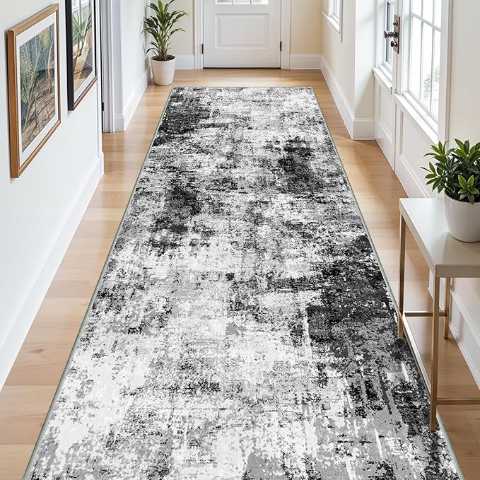 4x12 Runner Rug for Wide Hallway: Long Washable Runners for Entryway Living - Image 2