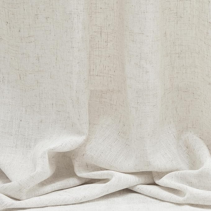 MYSKY HOME Sheer Curtains 63 Inch Length - Image 8
