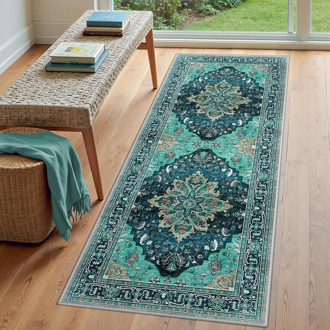 Area Rugs 3'x8' Runner Rug Non Slip Washable - Image 3