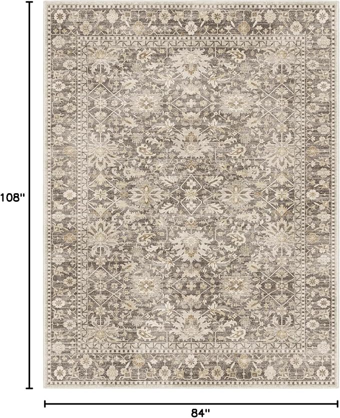 7X9 Area Rugs Machine Washable Rugs - Image 3