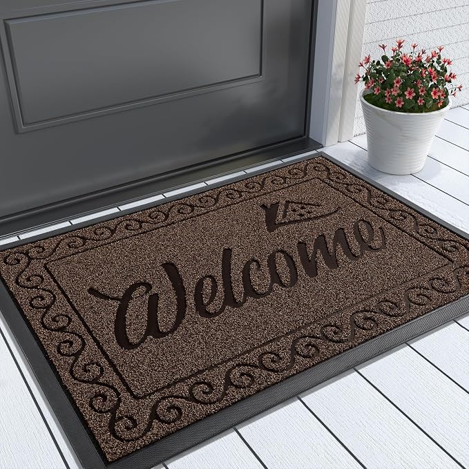 Yimobra Welcome Mat, Heavy Duty Sturdy Door Mats by Yimobra