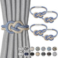 NICEEC 4 Pack Mini Magnetic Curtain Tiebacks Nordic Simple Style Drape Tie by NICEEC