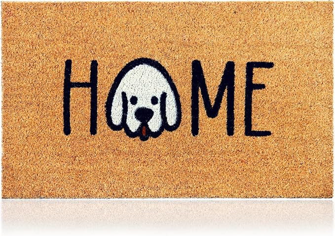 Home Dog - 17"x29" - Coir Door Mat - Welcome Mats by AmaruDoorMats