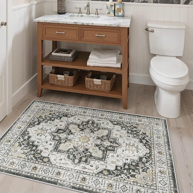 Madane Washable Entry Rug 3x4, Area Rugs - Image 4