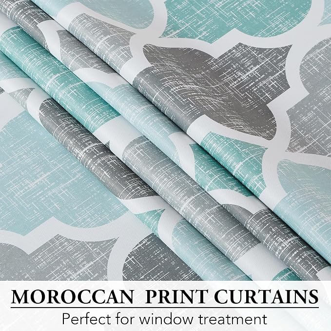 Beauoop 100% Blackout Curtains 90 Inches Long 2 Panels - Image 5