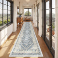 Hallway Runner Rug 2x12, Extra Long Washable Runner Rugs by Restydon