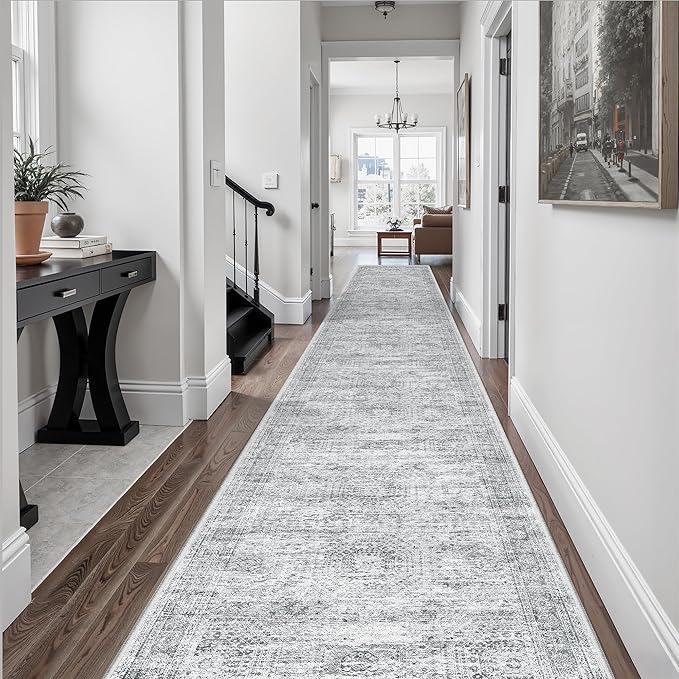 Runner Rug 2'6" x 16' Washable Non-Slip 2.5x16 ft Long Runner Rugs - Image 4