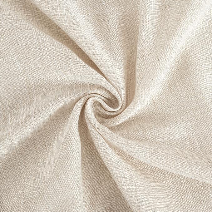 BGment Linen Curtains 45 Inch Length - Image 8