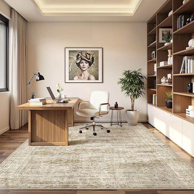 5x7 Area Rugs, Ultra-Thin Washable Rugs - Image 4