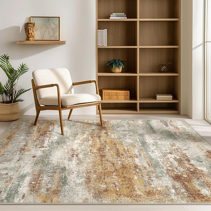 BEIMO Area Rugs 9x12 for Living Room Bedroom, Modern Abstract Machine Washable - Image 4
