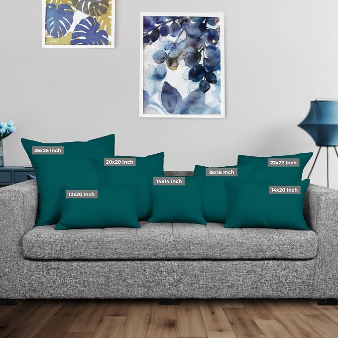 Utopia Bedding 12x20 Pillow Inserts, Dark Teal – Indoor Decorative Throw Pillows - Image 2