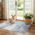 Washable 2x3 Entryway Area Rug: Modern Abstract Neutral Kitchen Rug Vintage by HYHAOYUNLAI
