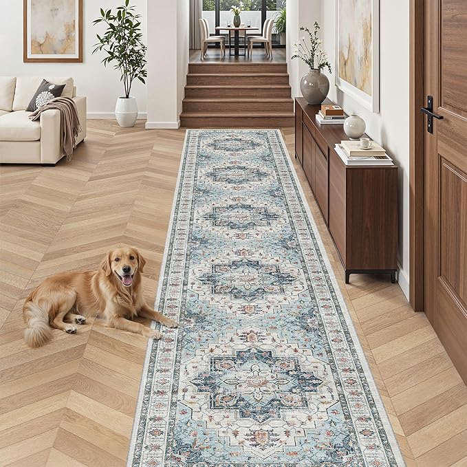 Madane Hallway Runner Rug 2'6''x16' Kitchen Runner - Image 4