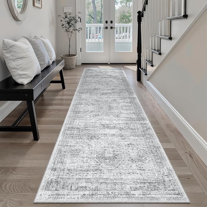 Runner Rug 2x7 Washable Non-Slip Hallway Runner Rugs - Image 2