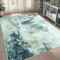 5x8 Area Rugs for Living Room Rug Washable: Abstract Rug for Dining Room by Aelenmu